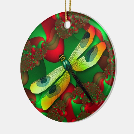 Holiday Dragonfly Ornament (Links)