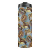 Holiday Dreamcatcher Western Pferde Muster Thermosbecher (Vorderseite)