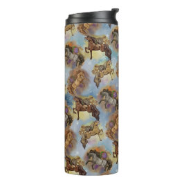 Holiday Dreamcatcher Western Pferde Muster Thermosbecher