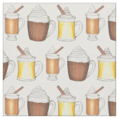 Holiday Drinks Hot Kakao Ei Nog Buttered Rum Stoff (Nahaufnahme)
