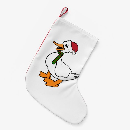 Holiday Duck Christmas Strumpf Kleiner Weihnachtsstrumpf (Vorderansicht (hängend))