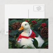 Holiday Duck Feiertagspostkarte (Vorne/Hinten)