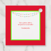 Holiday Duck Tag Geschenkanhänger (Rückseite)