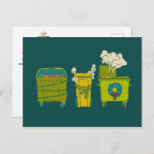 Holiday Dumpster Fire Postcard - "Sorry Postkarte (Vorne/Hinten)