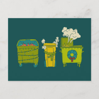 Holiday Dumpster Fire Postcard - "Sorry Postkarte