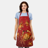 Holiday Dungeness Crabs Schürze (Getragen)