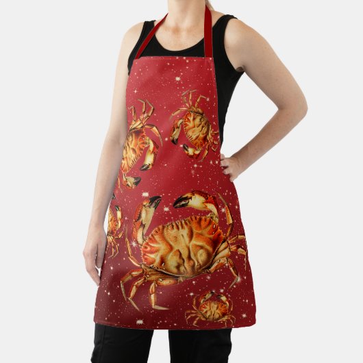 Holiday Dungeness Crabs Schürze (InSitu)