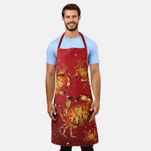 Holiday Dungeness CrabsApron Schürze