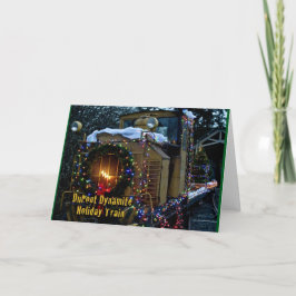 Holiday Dynamite Train-card Feiertagskarte