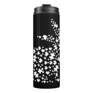 Holiday Easter, Happy Easter, Easter basket, Hare, Thermosbecher