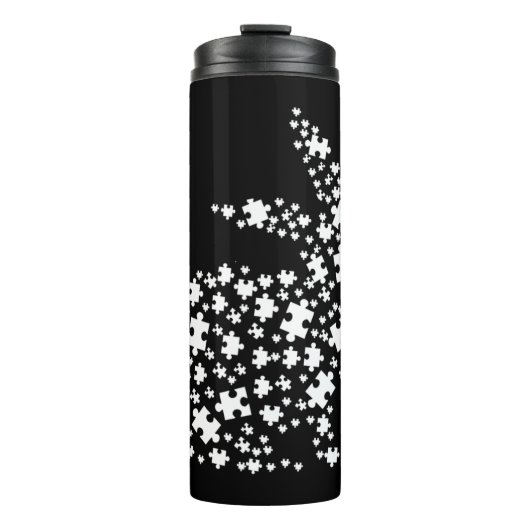 Holiday Easter, Happy Easter, Easter basket, Hare, Thermosbecher (Vorderseite)