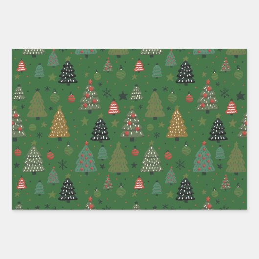 Holiday Echoes Geschenkpapier Set (Vorderseite 3)