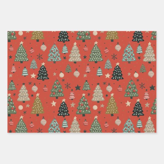 Holiday Echoes Geschenkpapier Set (Vorderseite)