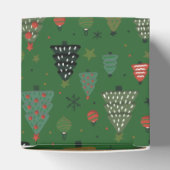 Holiday Echoes-Green Favor Box Geschenkschachtel (Oben)