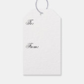 Holiday Echoes-Green Geschenkanhänger (Rückseite)