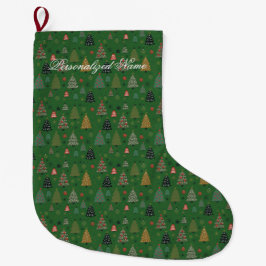Holiday Echoes-Grün Großer Weihnachtsstrumpf