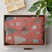 Holiday Echoes-Rot Seidenpapier (Geschenk)