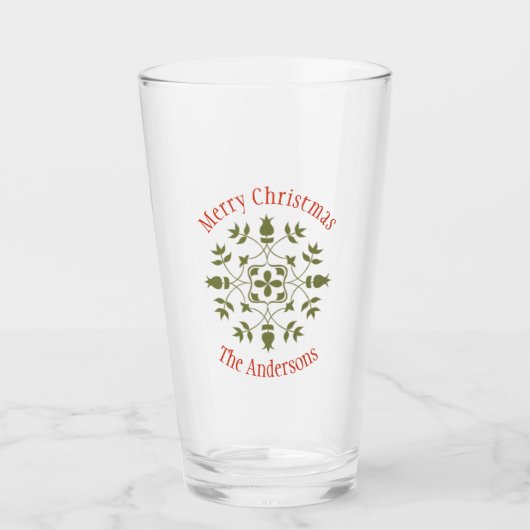 Holiday Editable Glas (Vorderseite)