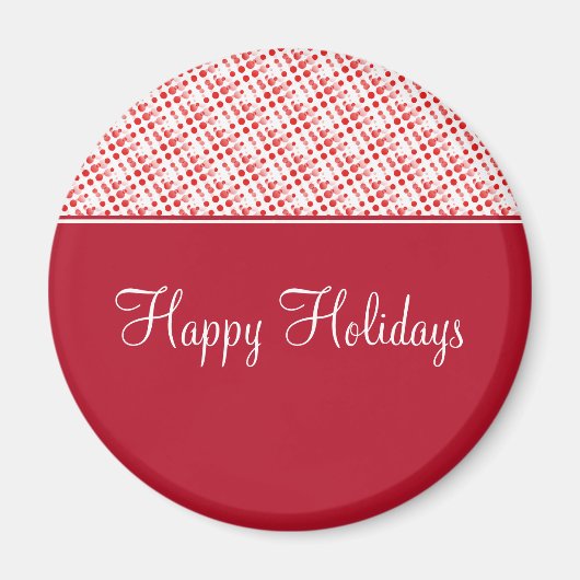 Holiday Effervescence Christmas Magnet (Vorne)