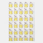 Holiday Egg Nog Eggnog Winter Weihnachtsgetränke Geschirrtuch (Vertikal)