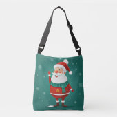 Holiday Elegante: Weihnachts Crossbody Bag Tragetaschen Mit Langen Trägern (Vorderseite)