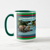 Holiday Elephant Scripture Luke 6:31 Tasse (Links)