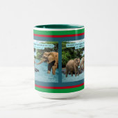 Holiday Elephant Scripture Luke 6:31 Tasse (Zentrum)