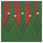 Holiday Elf Fabric Weihnachtsstoffe Custom Stoff (Nahaufnahme)