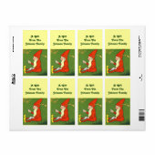 Holiday Elf Geschenk Geben Tags Weihnachtsmarken (Vorne)
