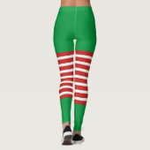 Holiday Elf Leggings Candy Cane Weihnachten (Rückseite)