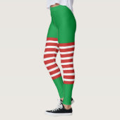 Holiday Elf Leggings Candy Cane Weihnachten (Links)