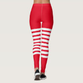 Holiday Elf Leggings Candy Cane Weihnachten (Rückseite)
