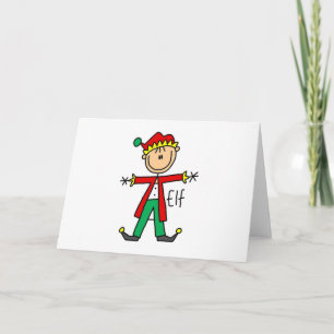 Holiday Elf T-shirts and Gifts Feiertagskarte