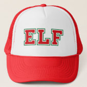 Holiday Elf Trucker Hat Truckerkappe (Vorderseite)
