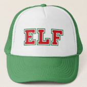 Holiday Elf Trucker Hat Truckerkappe (Vorderseite)