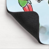 Holiday Elves Kissing Mousepad (Ecke)