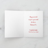 Holiday English Phone Booth Feiertagskarte (Innenseite)