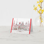 Holiday Euro City Card Karte (Gelbe Blume)