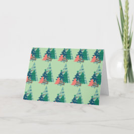 Holiday Evergreens Design Einladung