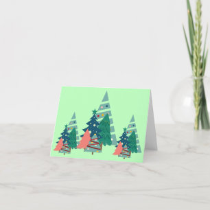 Holiday Evergreens Design Feiertagskarte