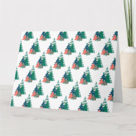 Holiday Evergreens Design Karte