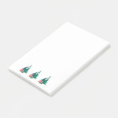 Holiday Evergreens Design Post-it Klebezettel (angewinkelt)