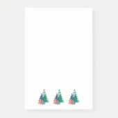 Holiday Evergreens Design Post-it Klebezettel (Vorderseite)