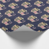 Holiday Extravagant Cat Wrapping Paper Geschenkpapier (Ecke)