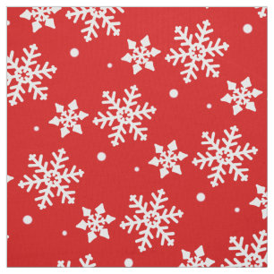 Holiday Fabric Weihnachten Snowflake Stoffe Custom