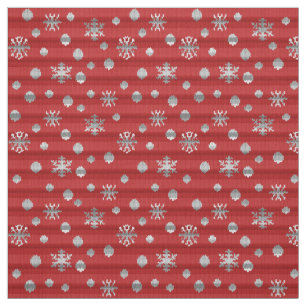 Holiday Fabric Weihnachtswolle Print Fabrics Custo Stoff