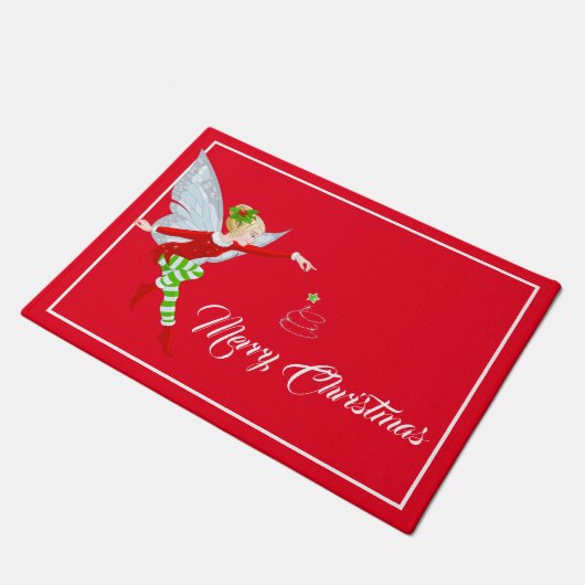 Holiday Fairy Doormat Fußmatte (Schrägansicht)