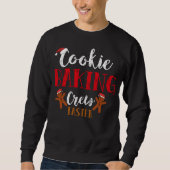 Holiday Family Christmas Cookie Baking Crew Taster Sweatshirt (Vorderseite)