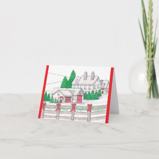 Holiday Farmette Card Karte (Vorderseite)