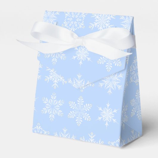 Holiday Favor Leckerei Box-Snowflakes Geschenkschachtel (Vorderseite)